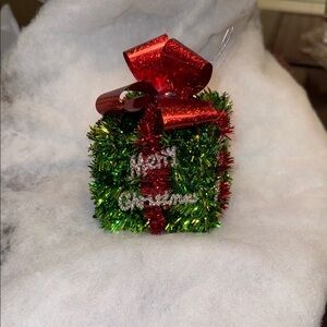 Festive Christmas Gift Box Ornament